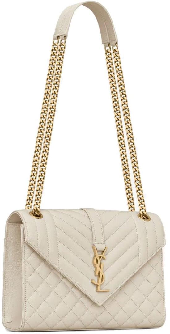 25FW 생로랑 엔벨로프 미디움 백 600185BOW919207 BEIGE - SAINT LAURENT