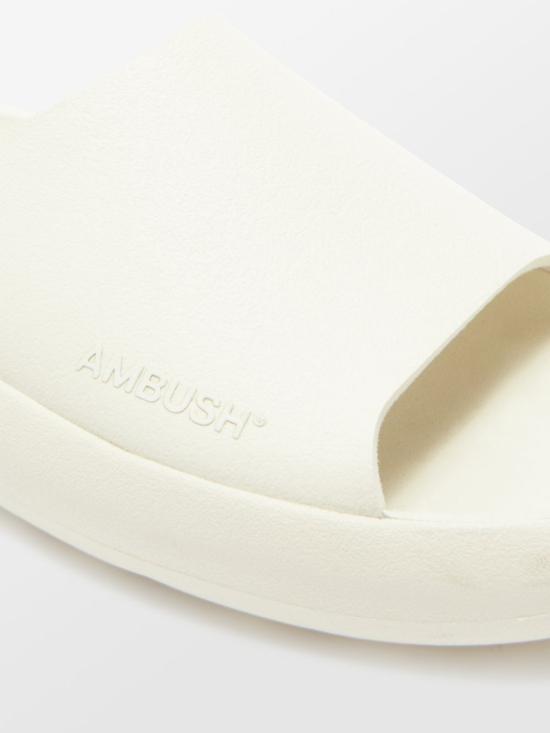  엠부시 러버 폼 슬라이드 BMIC005S22MAT001 0100 White - AMBUSH