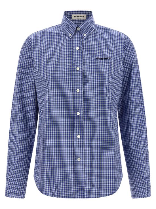 26SS 미우미우 블라우스 MK1842SOOO142KF0013 Blue