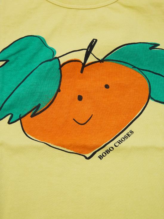 26SS [키즈] 보보쇼즈 티셔츠 B126AC008 YELLOW GIALLO - BOBO CHOSES