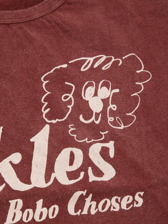 26SS [키즈] 보보쇼즈 티셔츠 B126AC005 BROWN MARRONE - BOBO CHOSES