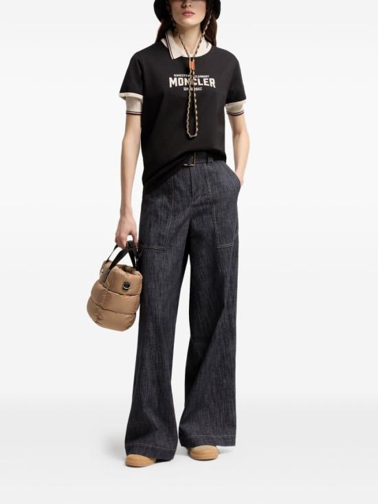 26SS 몽클레어 반팔 티셔츠 8C000318 9AUOP90 Black - MONCLER