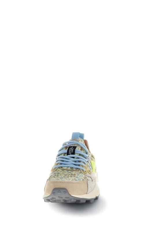 26SS 플라워 마운틴 스니커즈 2017817 67 2E01 LEO CREAM WHITE YELLOW FLUO - FLOWER MOUNTAIN