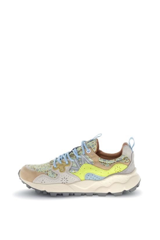 26SS 플라워 마운틴 스니커즈 2017817 67 2E01 LEO CREAM WHITE YELLOW FLUO - FLOWER MOUNTAIN