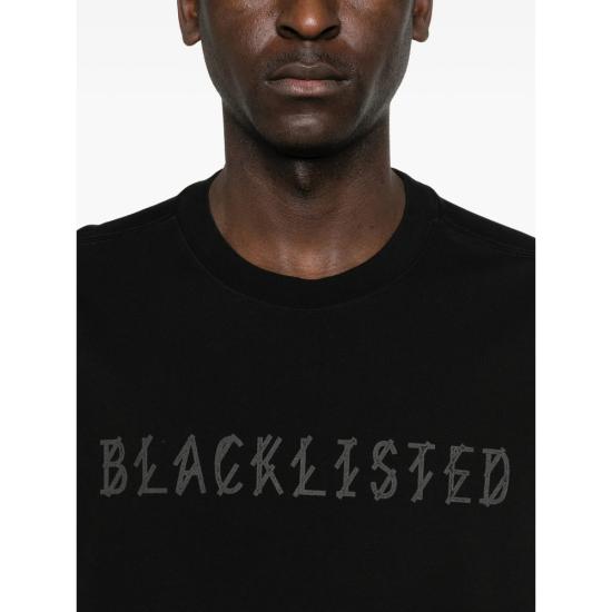 26SS 44레이블 반팔 티셔츠 B0030556 FA706 P761 BLACK - 44 LABEL