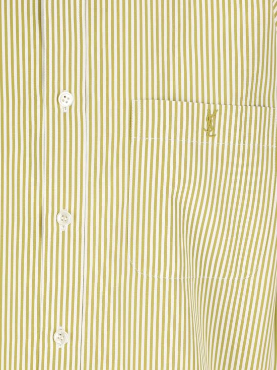 26SS 생로랑 셔츠 861080Y260D3302 Green - SAINT LAURENT