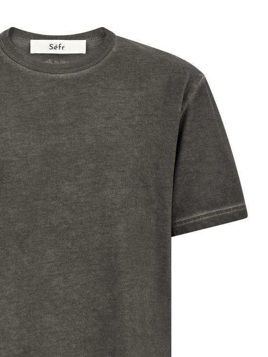 26SS 세퍼 반팔 티셔츠 MFW25MAUROWASHEDBLACK Gray - SEFR