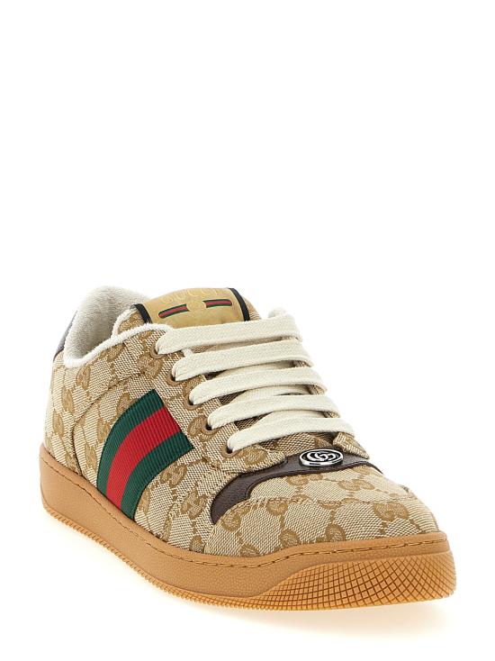 26SS 구찌 스크리너 스니커즈 865048FAFYV9649 Beige - GUCCI