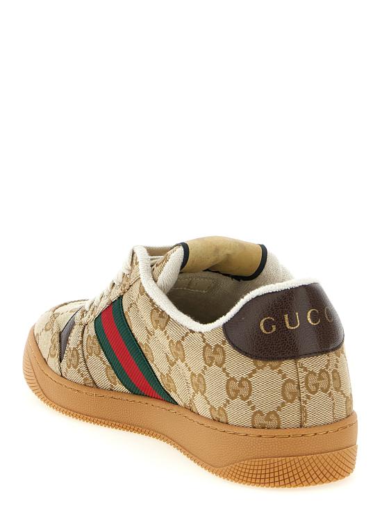 26SS 구찌 스크리너 스니커즈 865048FAFYV9649 Beige - GUCCI