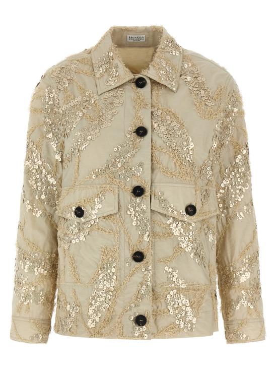 26SS 브루넬로 쿠치넬리 자켓 M0F79HM206C9593 Beige