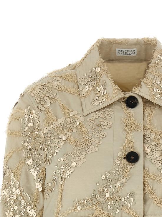 26SS 브루넬로 쿠치넬리 자켓 M0F79HM206C9593 Beige - BRUNELLO CUCINELLI