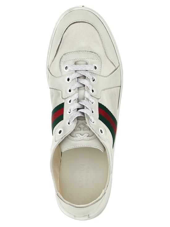 26SS 구찌 스트레치 로우탑 스니커즈 865056AAGFF9099 White - GUCCI