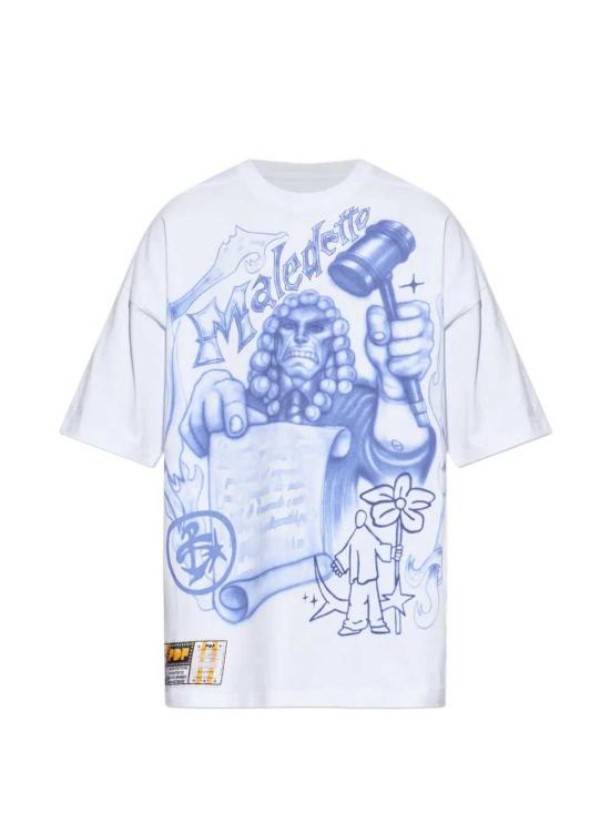 26SS 피디에프 반팔 티셔츠 DFM54029TJ112JUDGE WHITE WHITE