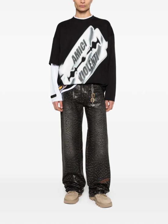 26SS 피디에프 반팔 티셔츠 DFM54039TJ101BLADE BLADE BLADE - PDF