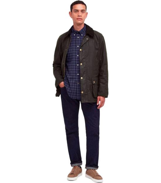 26SS 바버 애쉬비 왁스 자켓 MWX0339 OL71 M Green - BARBOUR