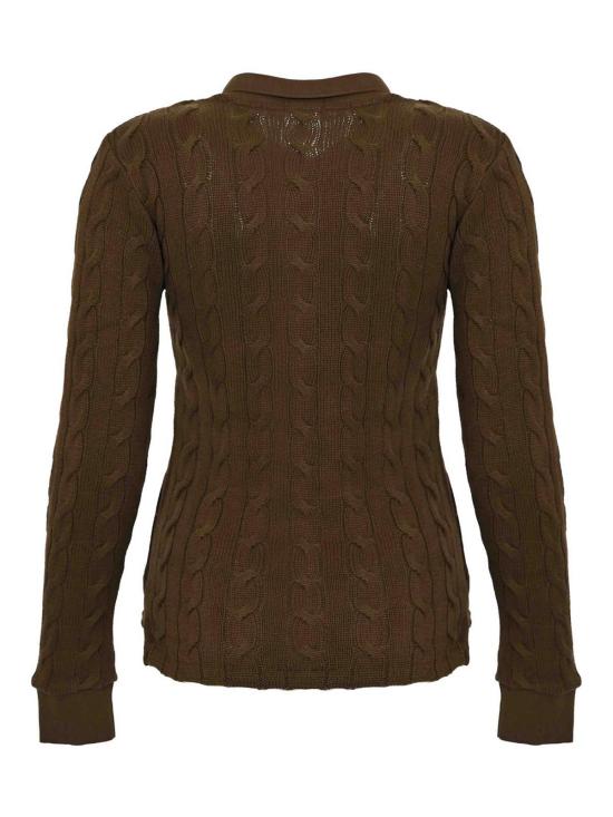 26SS 폴로 랄프로렌 폴로 티셔츠 211959100501 Dark Brown - POLO RALPH LAUREN