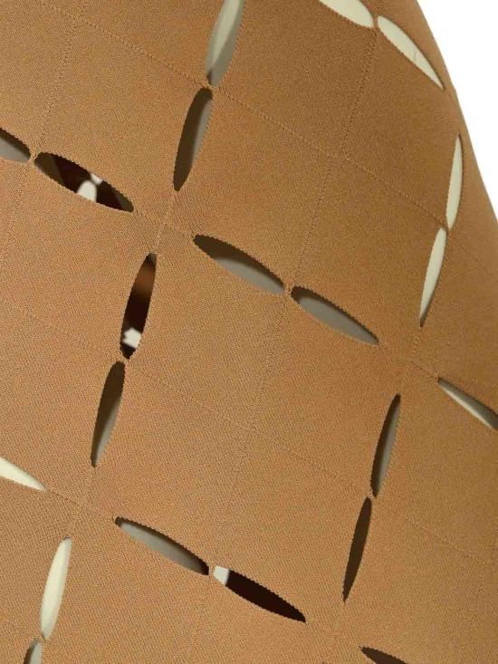 26SS 리비아나 콘티 미디 스커트 F6SA91U720 Brown - LIVIANA CONTI