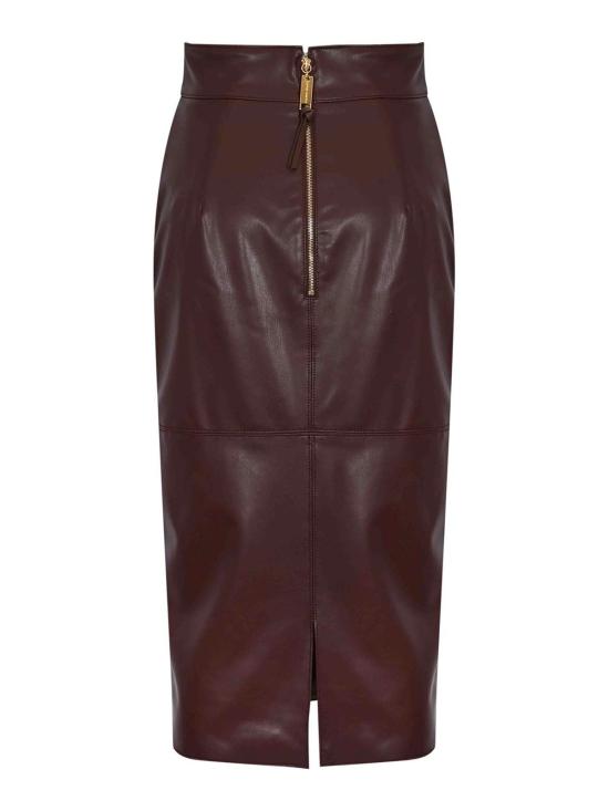 26SS 엘리자베타프랜치 미디 스커트 GO16361E2644 Brown - ELISABETTA FRANCHI