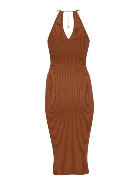 26SS 엘리자베타프랜치 미디 스커트 AM16S61E2600 Brown - ELISABETTA FRANCHI