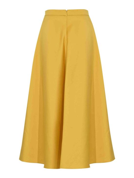 26SS 엘리자베타프랜치 미디 스커트 GO15661E2EV4 Light Yellow - ELISABETTA FRANCHI