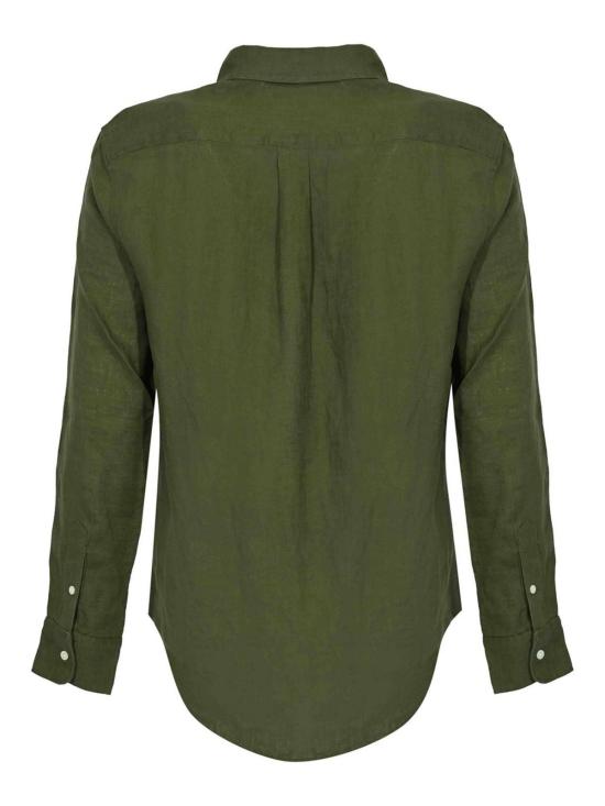 26SS 폴로 랄프로렌 포니 자수 리넨 셔츠 (211970730009) 211970730507 Green - POLO RALPH LAUREN