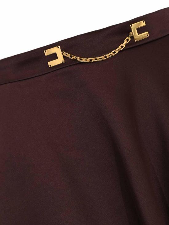 26SS 엘리자베타프랜치 미디 스커트 GO15661E2644 Brown - ELISABETTA FRANCHI