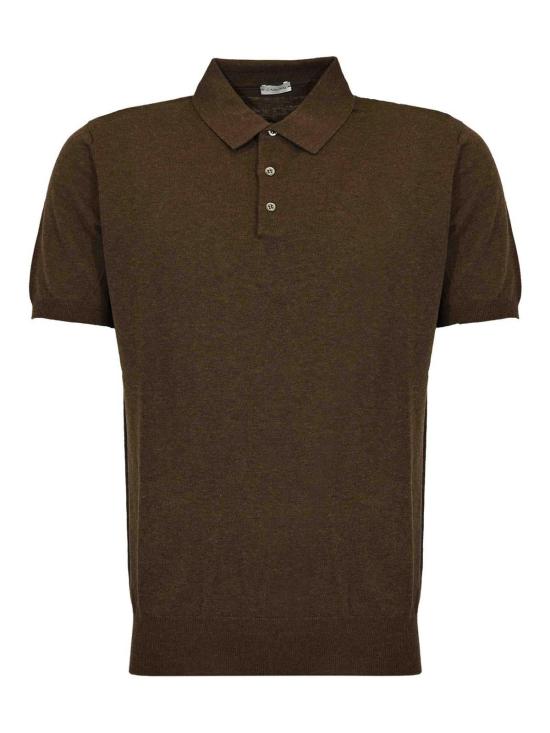 26SS 카루소 폴로 티셔츠 MK56YPOLO7002570520 Dark Brown