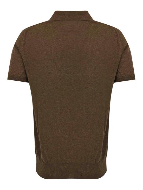 26SS 카루소 폴로 티셔츠 MK56YPOLO7002570520 Dark Brown - CARUSO