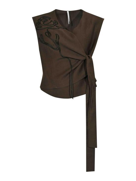 26SS 리비아나 콘티 베스트 F6SL90W180 Dark Brown