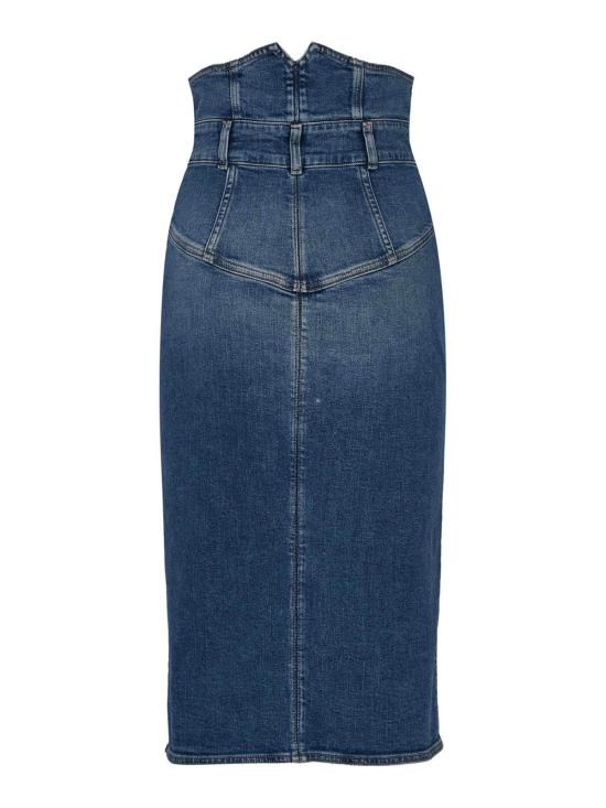 26SS 엘리자베타프랜치 미디 스커트 GJ41I61E2139 Blue - ELISABETTA FRANCHI