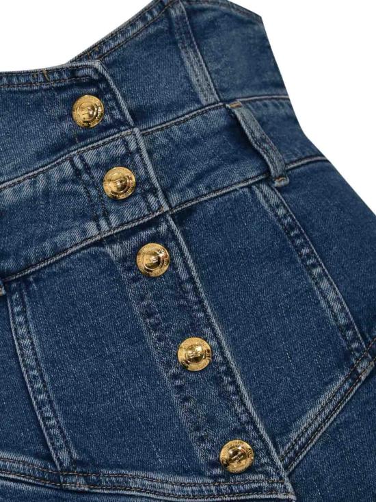 26SS 엘리자베타프랜치 미디 스커트 GJ41I61E2139 Blue - ELISABETTA FRANCHI