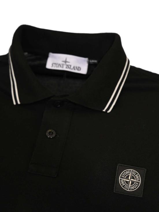 26SS 스톤 아일랜드 폴로 티셔츠 2200012S0018V0029 Black - STONE ISLAND