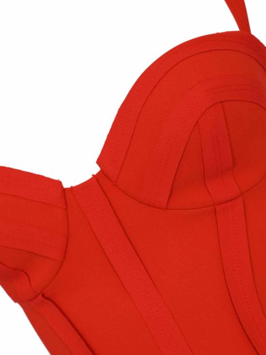 26SS 엘리자베타프랜치 미디 스커트 AB91861E2H85 Orange - ELISABETTA FRANCHI