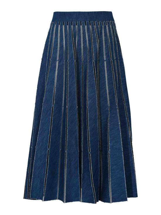 26SS 트윈셋 롱 스커트 261TP235001611 Medium Wash