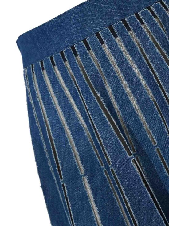 26SS 트윈셋 롱 스커트 261TP235001611 Medium Wash - TWINSET