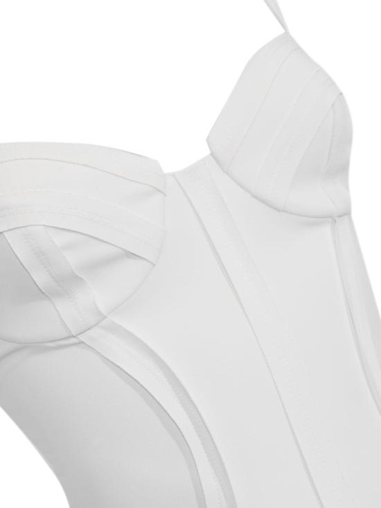 26SS 엘리자베타프랜치 미디 스커트 AB91861E2360 White - ELISABETTA FRANCHI