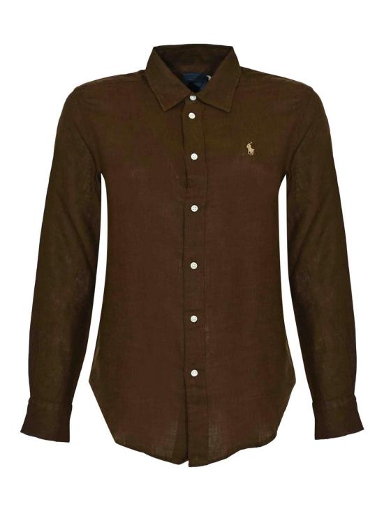 26SS 폴로 랄프로렌 폴로 티셔츠 211970730508 Dark Brown