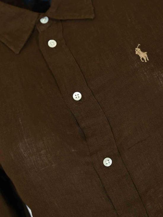 26SS 폴로 랄프로렌 폴로 티셔츠 211970730508 Dark Brown - POLO RALPH LAUREN