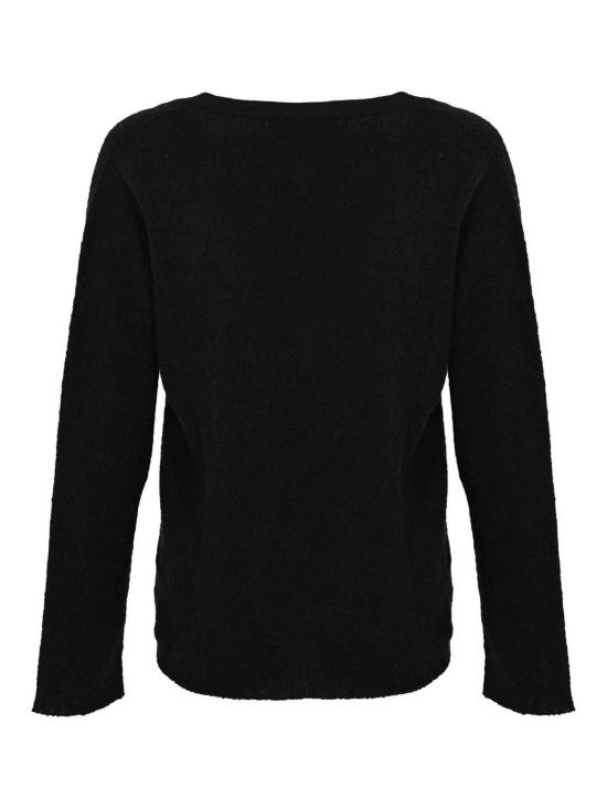 25FW 알파스튜디오 긴팔 티셔츠 AD4522A2002 Black - ALPHA STUDIO