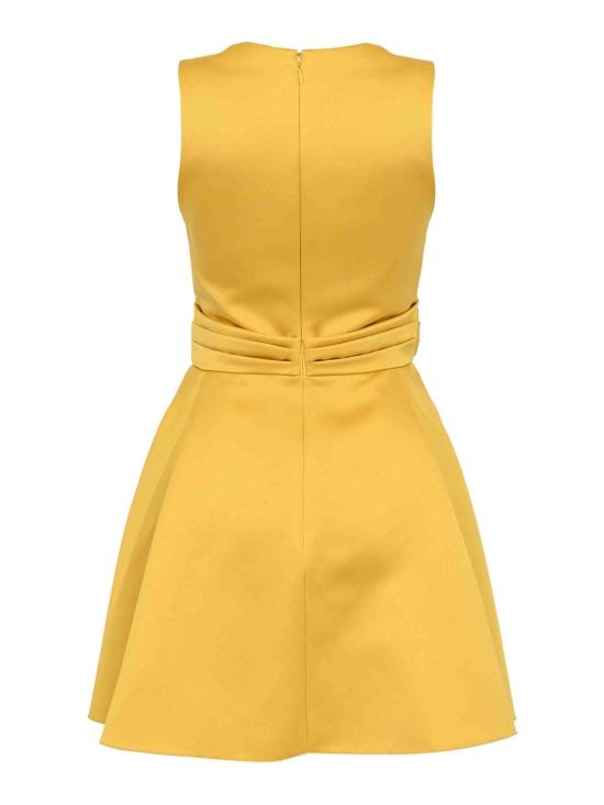 26SS 엘리자베타프랜치 미디 스커트 AB87261E2EV4 Light Yellow - ELISABETTA FRANCHI