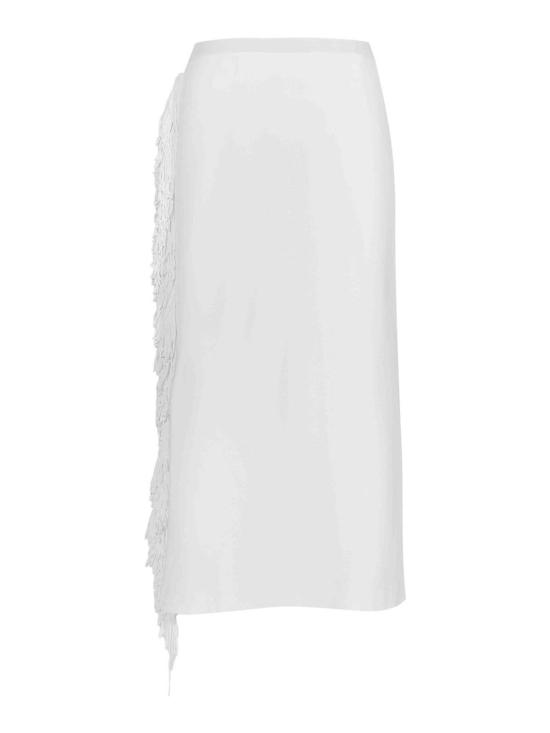 26SS 리비아나 콘티 미디 스커트 F6SA45A010 White - LIVIANA CONTI