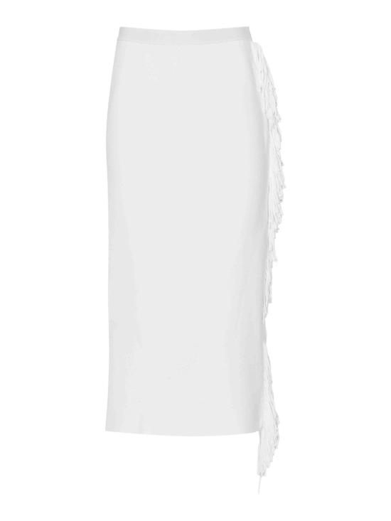 26SS 리비아나 콘티 미디 스커트 F6SA45A010 White