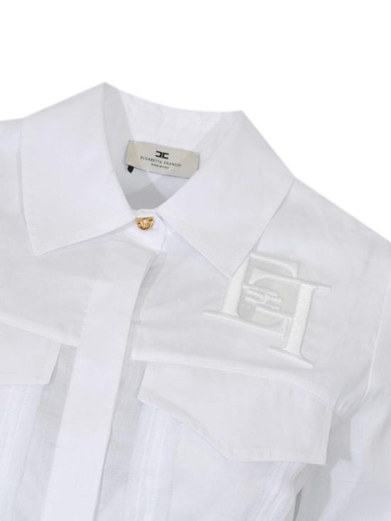 26SS 엘리자베타프랜치 셔츠 CA12661E2100 White - ELISABETTA FRANCHI