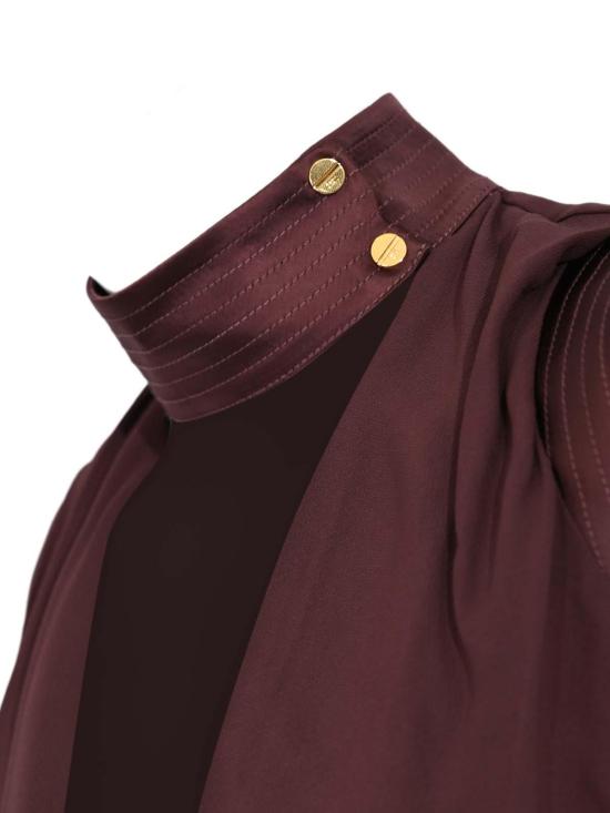 26SS 엘리자베타프랜치 민소매 티셔츠 CA13461E2644 Brown - ELISABETTA FRANCHI