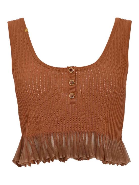 26SS 엘리자베타프랜치 민소매 티셔츠 TK74B61E2600 Brown