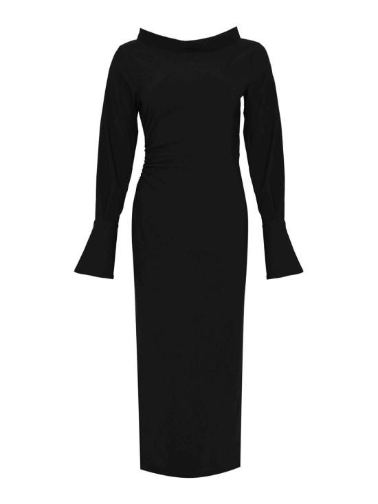 26SS 리비아나 콘티 미디 스커트 F6SR27Y690 Black