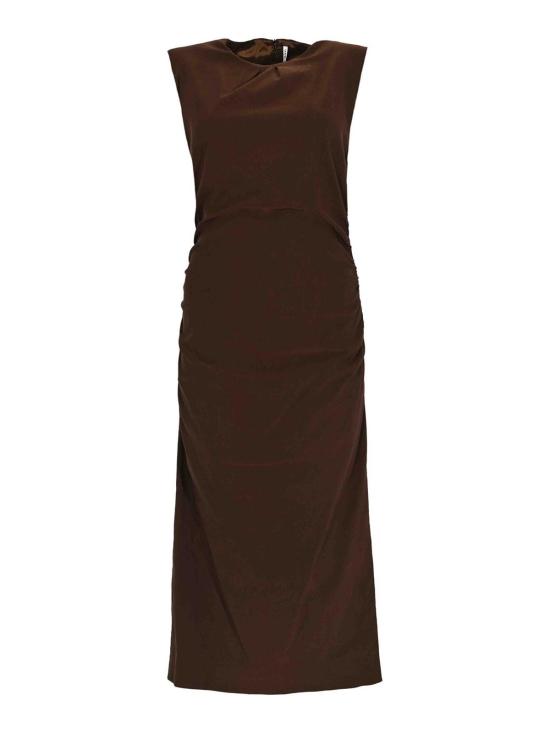 26SS 리비아나 콘티 미디 스커트 F6SR25W180 Dark Brown