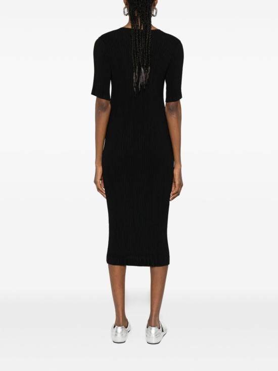 26SS 이세이 미야케 롱 원피스 IM66FH648 15 Black - ISSEY MIYAKE