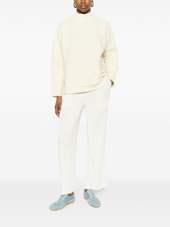 26SS 이세이 미야케 스트레이트 팬츠 IM66FF650 02 White - ISSEY MIYAKE