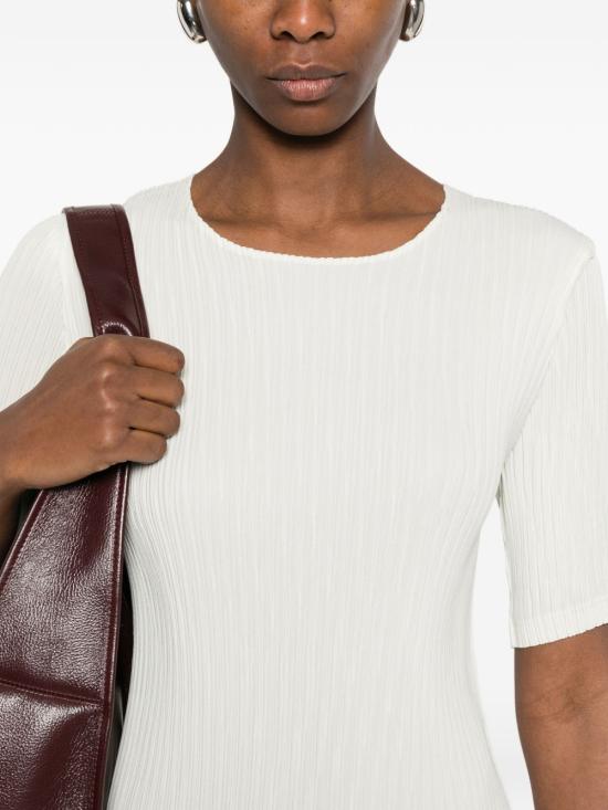 26SS 이세이 미야케 롱 원피스 IM66FH648 02 White - ISSEY MIYAKE